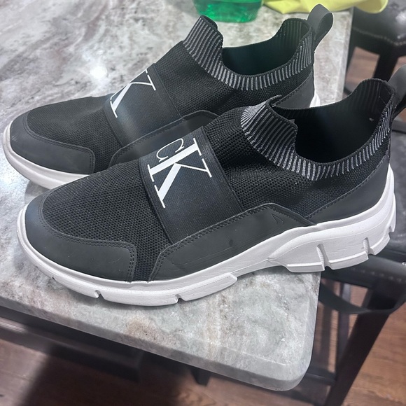 Calvin Klein Jeans mens slip on sneakers - Picture 2 of 3